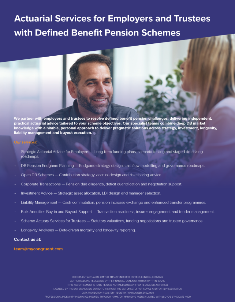 Defined Benefit Services