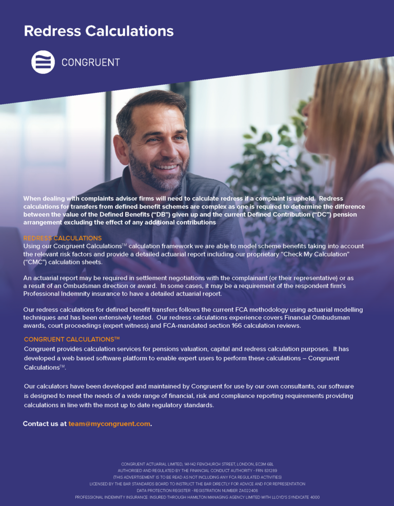 Redress Calculations